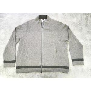 Joseph Abbound JOE Sweater Mens Size XXL Full Zip Cardigan Jacket Pockets